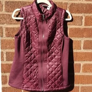 Chicos Sz 0 Reg Sz S Layering Quilted Vest EUC